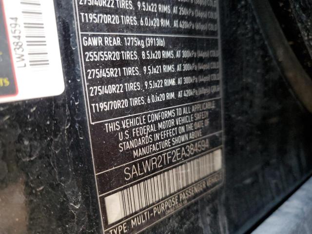 SALWR2TF2EA384594 Land Rover Range Rover Sport Sc
