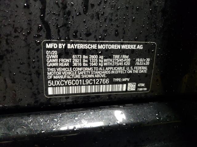 5UXCY6C01L9C12766 BMW X6 Xdrive40i