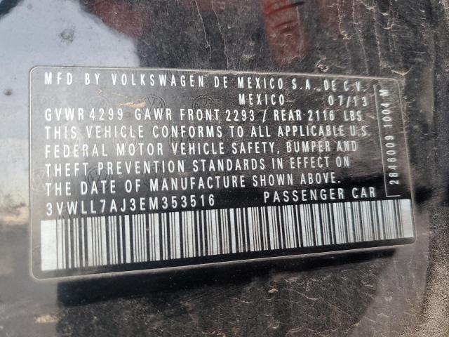 3VWLL7AJ3EM353516 Volkswagen JETTA TDI
