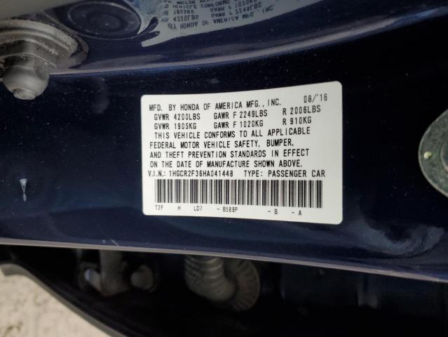 1HGCR2F36HA041448 Honda ACCORD LX