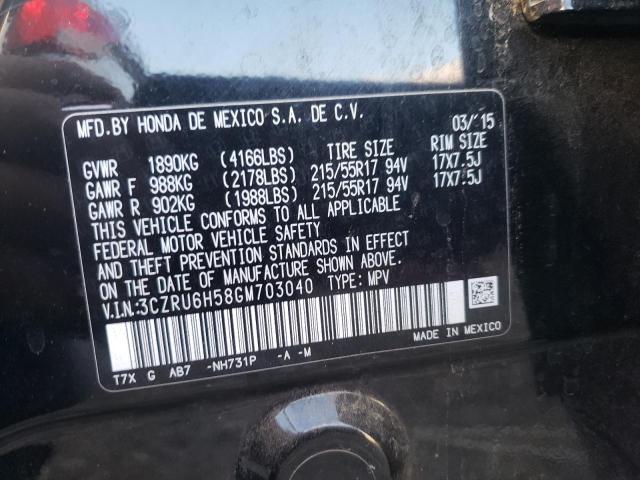 3CZRU6H58GM703040 Honda HR-V EX