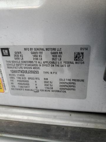 1GKKVTKD0EJ269293 GMC Acadia Denali