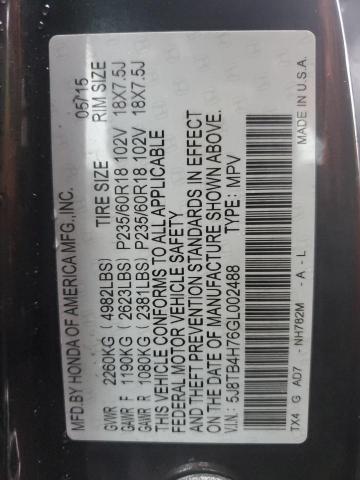 5J8TB4H76GL002488 Acura Rdx Advance