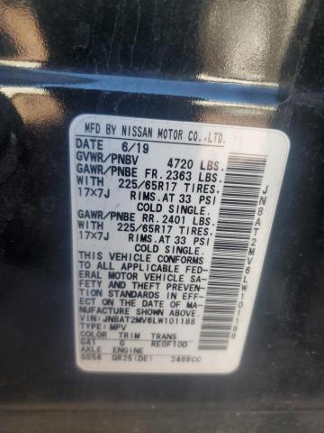 JN8AT2MV6LW101188 Nissan ROGUE S