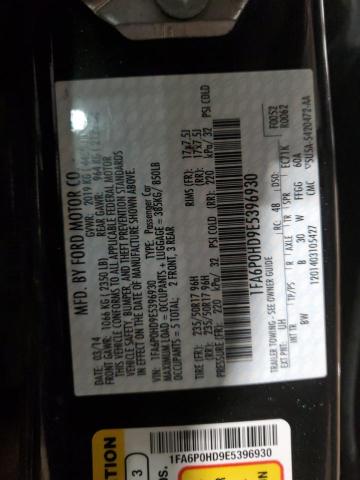 1FA6P0HD9E5396930 Ford FUSION SE