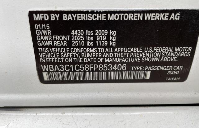 WBA3C1C58FP853406 BMW 328 I Sulev