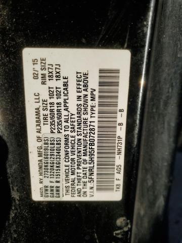 5FNRL5H95FB072871 Honda Odyssey Touring