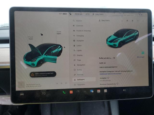 5YJ3E1EA8PF607717 Tesla MODEL 3