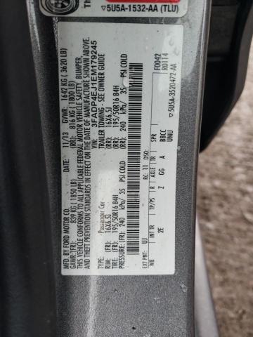 3FADP4EJ1EM179245 Ford FIESTA SE