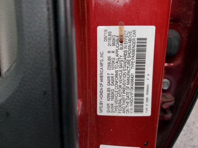 1HGCV1F13KA096421 Honda ACCORD LX