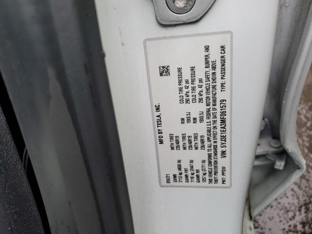 5YJ3E1EA3MF061579 Tesla MODEL 3
