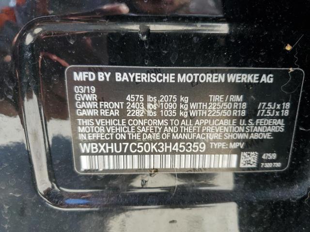 WBXHU7C50K3H45359 BMW X1 Sdrive28i