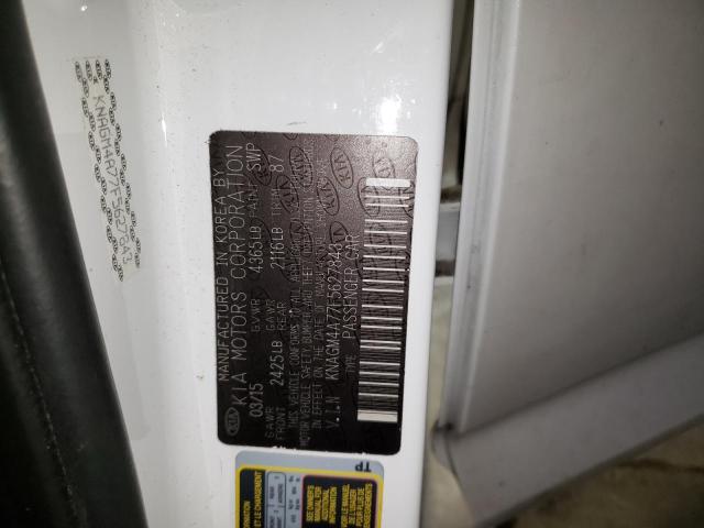 KNAGM4A77F5627843 KIA Optima Lx
