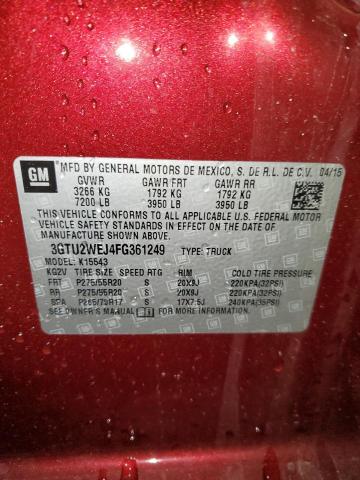 3GTU2WEJ4FG361249 GMC Sierra K1500 Denali