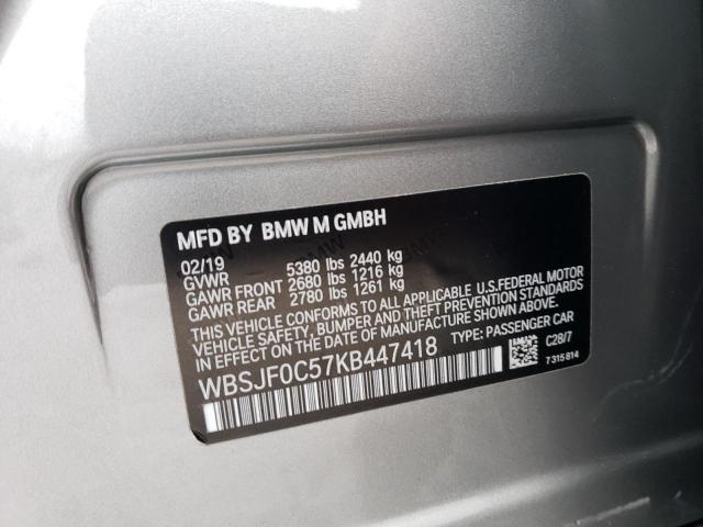 WBSJF0C57KB447418 BMW M5