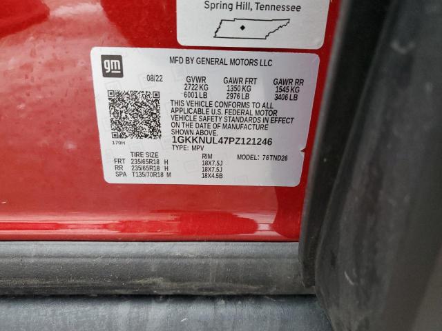 1GKKNUL47PZ121246 GMC ACADIA SLT