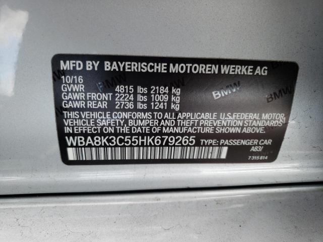 WBA8K3C55HK679265 BMW 330 XI