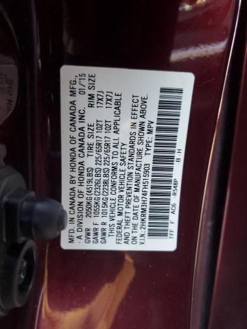 2HKRM3H74FH515903 Honda CR-V EXL