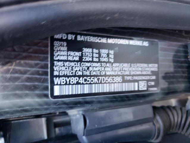 WBY8P4C55K7D56386 BMW I3 REX
