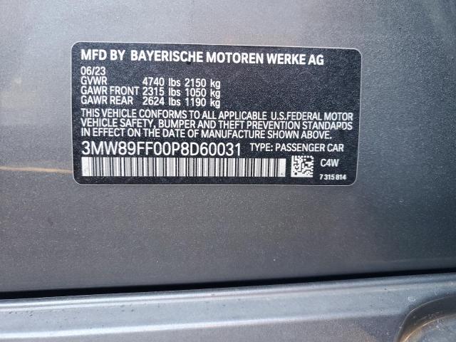 3MW89FF00P8D60031 BMW 330XI