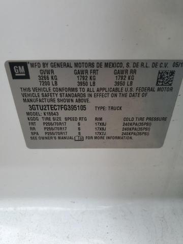 3GTU2TEC7FG395105 GMC Sierra K1500