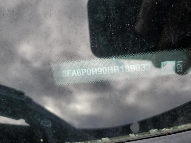 3FA6P0H90HR189033 Ford FUSION SE