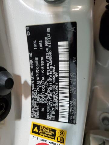 5TDBKRFH5FS137901 Toyota Highlander Le