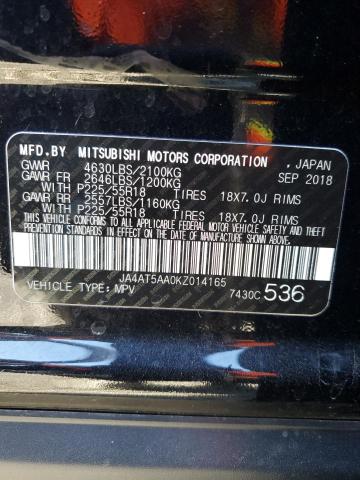 JA4AT5AA0KZ014165 Mitsubishi Eclipse Cross Se