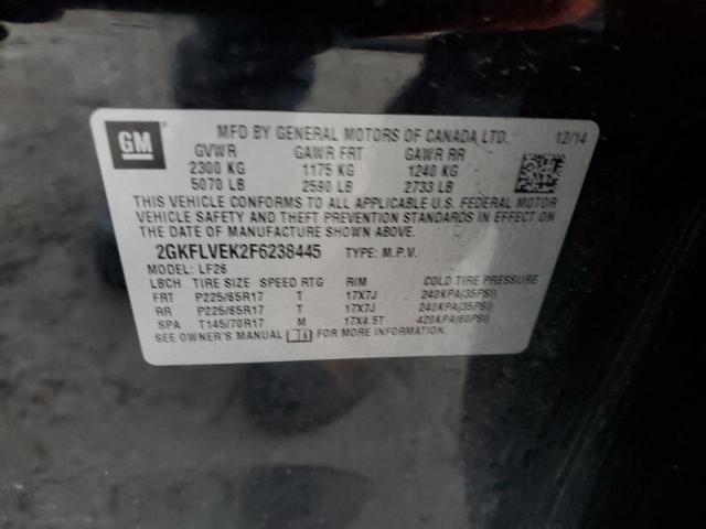 2GKFLVEK2F6238445 GMC Terrain Sle