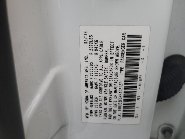 19UUB2F54FA021271 Acura TLX TECH