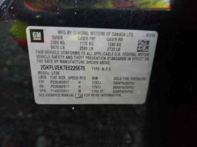 2GKFLVEK7E6226676 GMC Terrain Sle