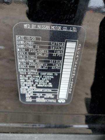 3PCAJ5AB5MF109706 Infiniti Qx50 Pure