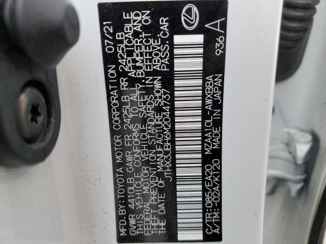 JTHX3JBH6M2044737 Lexus UX 200