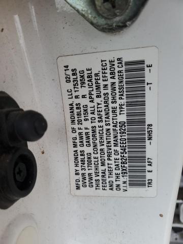19XFB2F54EE019250 Honda Civic Lx