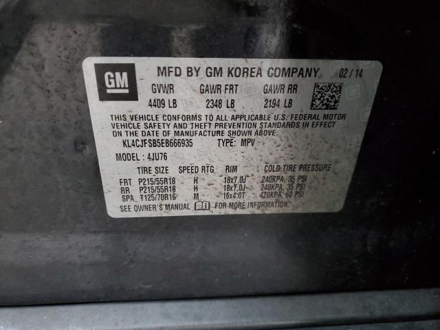 KL4CJFSB5EB666935 Buick Encore Convenience