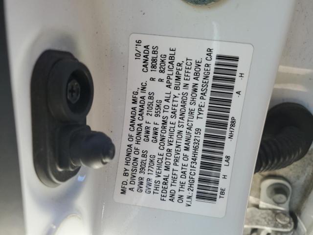 2HGFC1F34HH632159 Honda CIVIC EX