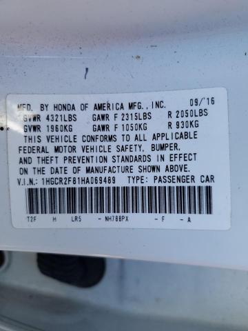 1HGCR2F81HA069489 Honda ACCORD EXL