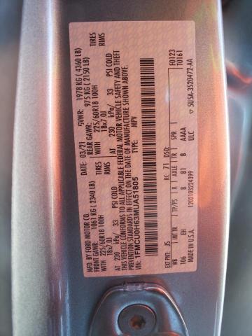 1FMCU0H63MUA51805 Ford ESCAPE SEL