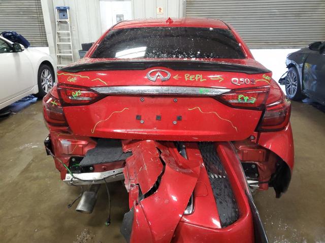 JN1FV7AP1KM760498 Infiniti Q50 Red Sport 400