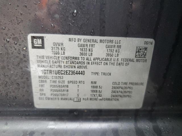 1GTR1UEC2EZ364440 GMC Sierra C1500 Sle