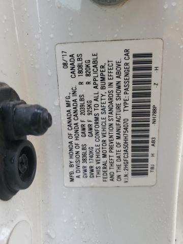 2HGFC3A50HH754070 Honda CIVIC SI