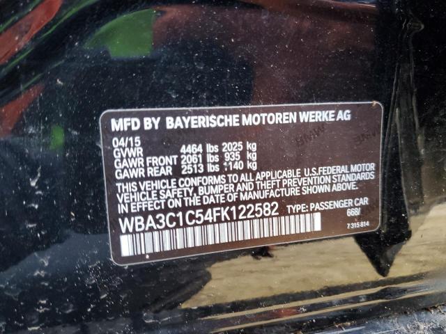 WBA3C1C54FK122582 BMW 328 I Sulev