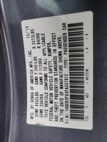 1HGCR3F82FA007912 Honda ACCORD EXL