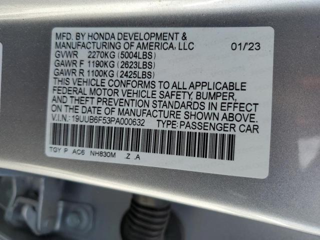 19UUB6F53PA000632 Acura Tlx A-spec