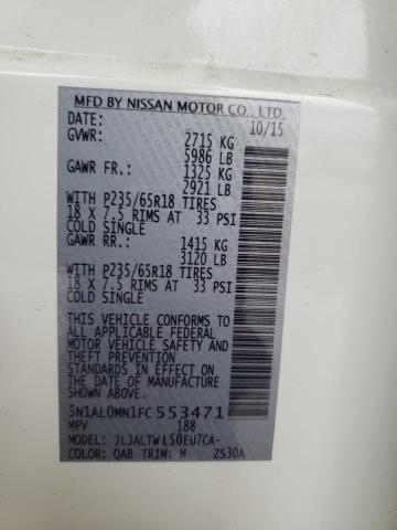 5N1AL0MN1FC553471 Infiniti QX60