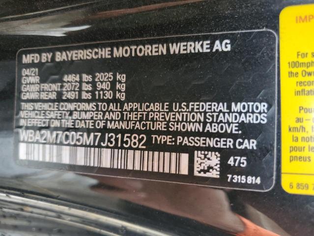 WBA2M7C05M7J31582 BMW 230I