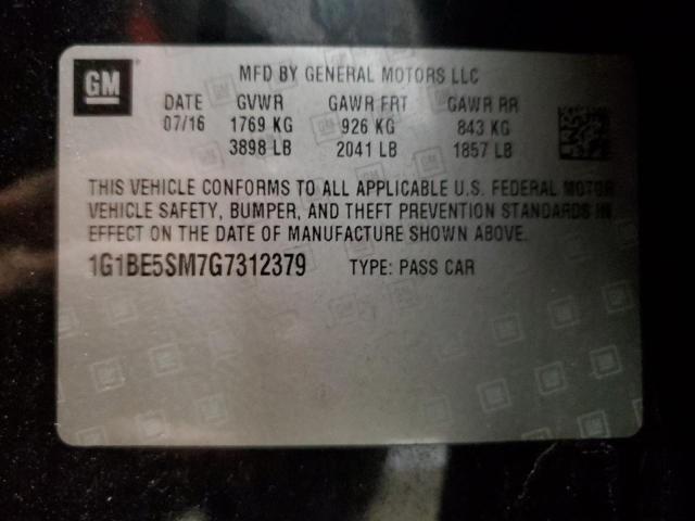 1G1BE5SM7G7312379 Chevrolet CRUZE LT
