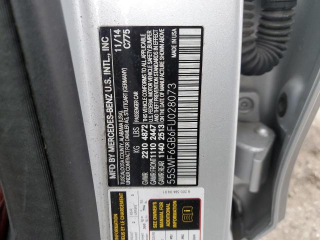 55SWF6GB6FU028073 Mercedes-Benz C 400 4matic