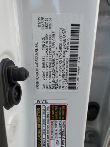 5J6RW1H53KA009861 Honda CR-V EX