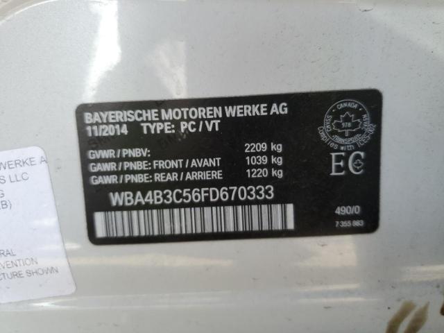 WBA4B3C56FD670333 BMW 435 Xi Gran Coupe